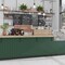 Apollo Tile Arte 1.97 in. x 7.87 in. Matte Green Ceramic Subway Wall and Floor Tile 5.4 sq. ft./case, 50PK APLRID88LRLM - alternate 2