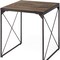 Homeroots 23" Brown Solid Wood Square End Table 380661 - alternate 2