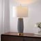 Jonathan Y Roman 28.5" Ceramic LED Table Lamp, Gray JYL5045B - alternate 2