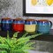 Gibson Home Empressa 4 Piece 14 Ounce Stoneware Assorted Belly Shaped Mug Set 136623.01 - alternate 2