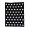 Homeroots Navy Blue And White Stars Knitted Baby Blanket 383154 - alternate 1