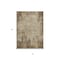 Homeroots 5' X 8' Brown And Beige Abstract Washable Indoor Outdoor Area Rug 612311 - alternate 2