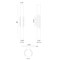 Euf Venna, Wall Sconce, 28", Polished Nickel, Alabaster 49035-025 - alternate 1