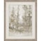 Homeroots Thicket of Trees I Silver Framed Print Wall Art 525719 - alternate 1