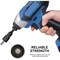 Hiltex Impact Ready Magnetic Nut Driver 6 Piece MM 8 to 14 mm 2-9/16 in Length Cr-V, metric, Master Kit 10191A - alternate 2