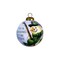 Homeroots Green Irish Snowman Hand Painted Mouth Blown Glass Ornament 477556 - alternate 1