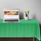Smarty Had A Party 54 x 108 Hunter Green Rectangular Disposable Plastic Tablecloths 96 Tablecloths, 96PK 813270-HG-CASE - alternate 3