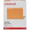 Universal Top Tab File Folder 9-5/8" x 11-3/4", Orange, 100PK UNV10507 - alternate 2