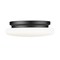 Z-Lite Soleil Matte Black 1 Light Flush Mount 1025F12-MB-LED - alternate 2