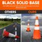 Pyle Traffic Cone Set, PVC, 28 in Height, Fluorescent Orange 4 PK PTCN28X4 - alternate 2