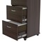 Homeroots 40" Espresso Wood Filing Cabinet With Drawers 249817 - alternate 2