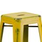Flash Furniture 30" High Backless Distressed Yellow Metal Barstool ET-BT3503-30-YL-GG - alternate 2