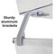 Acrimet Facility 2 Tier Letter Tray Side Load Letter Size A4 Desktop File Organizer Plastic Crystal 253.3 - alternate 2