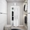 Sartodoors Sliding Closet Bi-fold Doors, Lucia 22 White Silk with Frosted Glass, Sturdy Tracks Moldings Trims LUCIA1422BF-BEM-48 x 80 (2* 24x80) - alternate 2