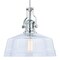 Vaxcel Beloit 1 Light Satin Nickel Farmhouse Pendant Clear Glass P0273 - alternate 2