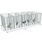 K9 Kennel Store 4ft X 8ft Multiple PRO Full Stall Dog Kennels x5 MPR4X8FSX5 - alternate 1