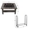Pure Garden 6-Piece Fire Pit Table and Firewood Rack 50-155R - alternate 3