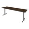 Regency Cain T-Base Training Seminar Table, 84 in W, 24 in L, Neo Walnut MTRCT8424NWGY - alternate 1