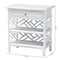 Bali & Pari Tiaret Natural Rattan Nightstand, White 259-14193-ZORO - alternate 2