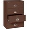 Fireking 4 Drawer, 1 Hr Fire & Impact Rated, 38" Wide Lateral Brown 4-3822-CBR - alternate 2
