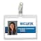 Sicurix Self Laminating Badge Holder, Horizontal, 3.5 x 2.25, Clear, 25PK BAU62916 - alternate 1