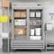 Koolmore 54" 2 Glass Door Commercial Reach-in Refrigerator Cooler with LED Lighting - 47 cu. Ft RIR-2D-GD - alternate 2