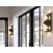 Z-Lite Meridian Matte Black 2 Light Wall Sconce 3053-2SS-MB - alternate 2
