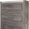 Homeroots 37" Gray Solid Wood Four Drawer Chest 524583 - alternate 2
