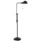 Homeroots 58" Bronze Adjustable Traditional Shaped Floor Lamp With Bronze Dome Shade 526255 - alternate 2