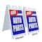 Signmission Used Auto Parts, A-Frame & 2 Decals Installed, Heavy-Duty Plastic Frame SBHD-D-2436-Used Auto Parts - alternate 2