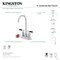 Kingston Brass Double-Handle 4" Centerset High-Arc Bar Faucet, Polished Chrome FB8491CKL - alternate 2