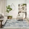 Homeroots 9' X 12' Blue And Ivory Nautical Indoor Outdoor Area Rug 551477 - alternate 1