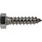 Hillman 3/8 in. X 1-1/2 in. L Hex Stainless Steel Lag Screw, 25PK 0832062 - alternate 2