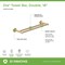 Symmons Dia 18 inch Double Towel Bar with Mounting Hardware 353DTB-18-BBZ - alternate 2