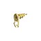 Hillman Picture Hook WallDriller Brass-Plated Gold Drywall 50 lb Brass-Plated Pair 122403 - alternate 1