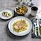 Gibson Elite Rings of Saturn 16 Piece Reactive Glaze Stoneware Dinnerware Set in Teal 127326.16R - alternate 2