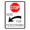 Sign Solutions Usa Traffic Sign, 18 in Width, Aluminum Sign, Vertical Rectangle DUS10DWT1824R1-5cL - alternate 1
