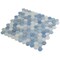 Apollo Tile Light Blue 10.8 in x 11.5 in Glass Glossy Floor and Wall Mosaic Tile 8.63 sqft/case, 10PK APLAHX8805A - alternate 2