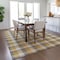 Homeroots 3' X 5' Gray Tan And Beige Plaid Washable Indoor Outdoor Area Rug 601398 - alternate 2