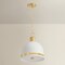 Hudson Valley Lighting Briscoe 2 Light Pendant in Aged Brass and Soft White Finish 2132-AGB/SWH - alternate 2