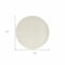 Homeroots 6' Ivory And Gold Round Indoor Outdoor Area Rug 572371 - alternate 2