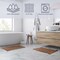Lavish Home 2-Piece Waffle Bath Mat Set for Boho Bathroom Decor Non Slip Rugs for Shower, Tub, or Vanity ST-BATH3-NAT - alternate 2