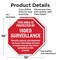 Signmission This Area Is Protected by Video Sur, 10 inch X 10 inch, Aluminum Metal Signs, 2PK OC-A-2PACK-10-316 - alternate 2