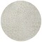Homeroots 8' Beige And Ivory Round Geometric Washable Indoor Outdoor Area Rug 595051 - alternate 2