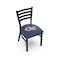 Holland Bar Stool Co BlackLogo Chair, VinylSeat L00418GATech - alternate 1