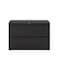 Hirsh 42" W 2 Drawer Lateral File Cabinet, Black, A4/Legal/Letter 17457 - alternate 2