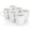 Our Table Simple White 6 Piece Fine Ceramic 16.65oz Mug Set in White 133033.01 - alternate 2