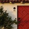 Vaxcel Rockford Outdoor Black Motion Dusk to Dawn Wall Sconce with Clear Seeded Glass Shade T0843 - alternate 2