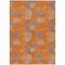 Homeroots 8' X 10' Orange Silver And Peach Polka Dot Washable Indoor Outdoor Area Rug 614686 - alternate 2