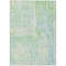 Homeroots 9' X 12' Mint Green And Blue Abstract Washable Indoor Outdoor Area Rug 609278 - alternate 2